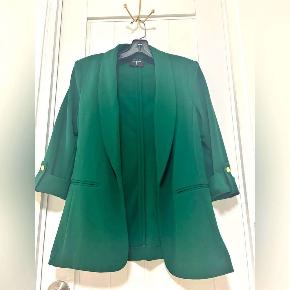 Emerald Green Tahari Blazer X Small 💚